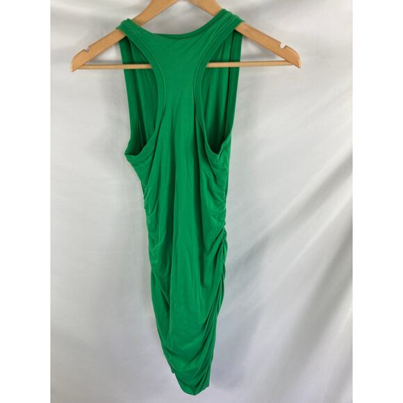 Babaton Green Racerback Bodycon Ruched Side Dress Size XS - Picture 3 of 3